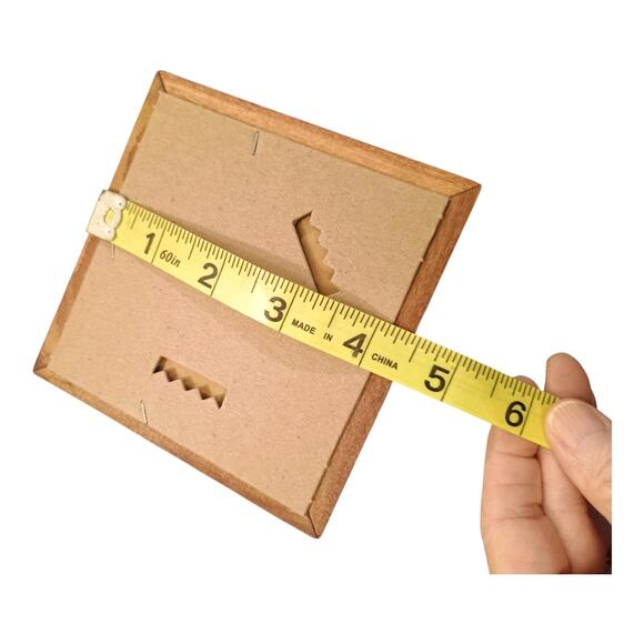 Home Interior Vintage 1970's Wooden Framed Set If 2 Mirrors New In Box USA Made - Picture 6 of 8